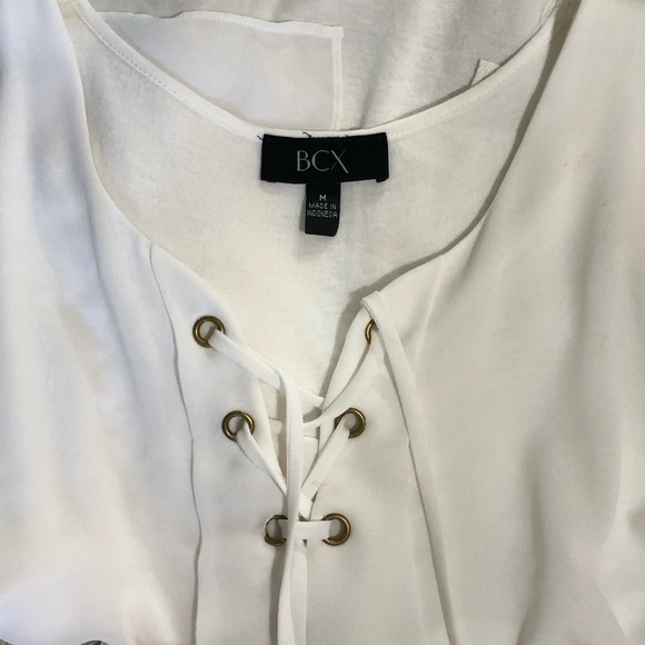 BCX Lace-up Layered Tank Top - Picture 3 of 3